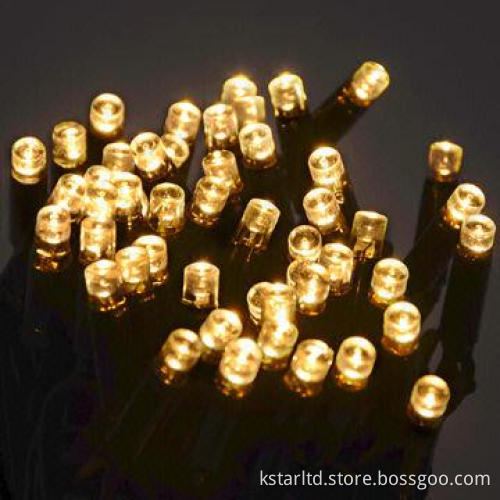 Connectable LED string light with rubber cable and male/female connector, waterproof, CE certified